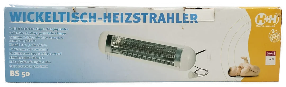 Wickeltisch-Heizstrahler Hartig & Helling (Sehr Gut) | Sanfte Babywärme - Bild 3