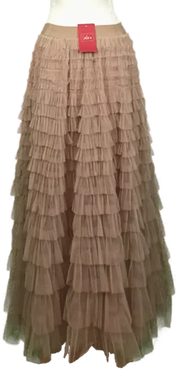 Couture Damenrock altrosa Einheitsgröße – Vorschau 2