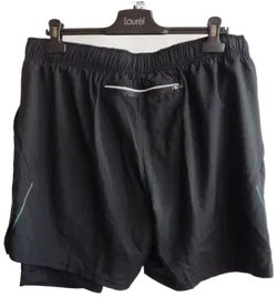 WORKOUT Sport Herrenshort schwarz - XL - Bild 2