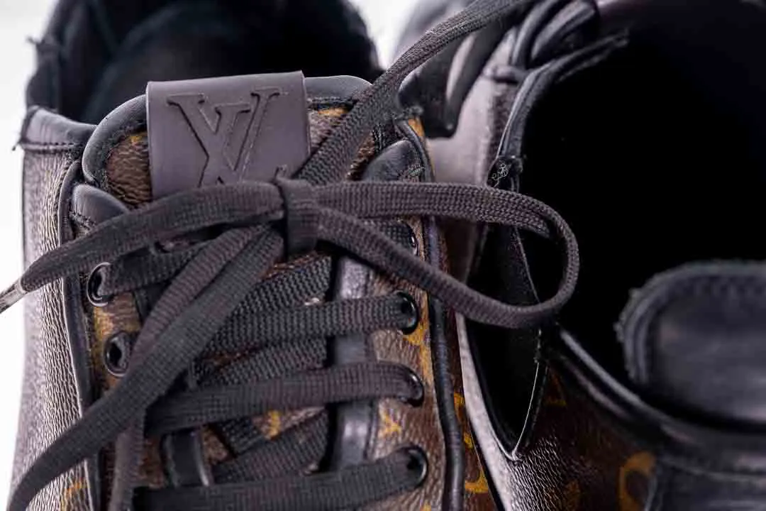 Louis Vuitton Slalom Low Top Monogram Herrenschuhe, Größe 41 – Bild 5