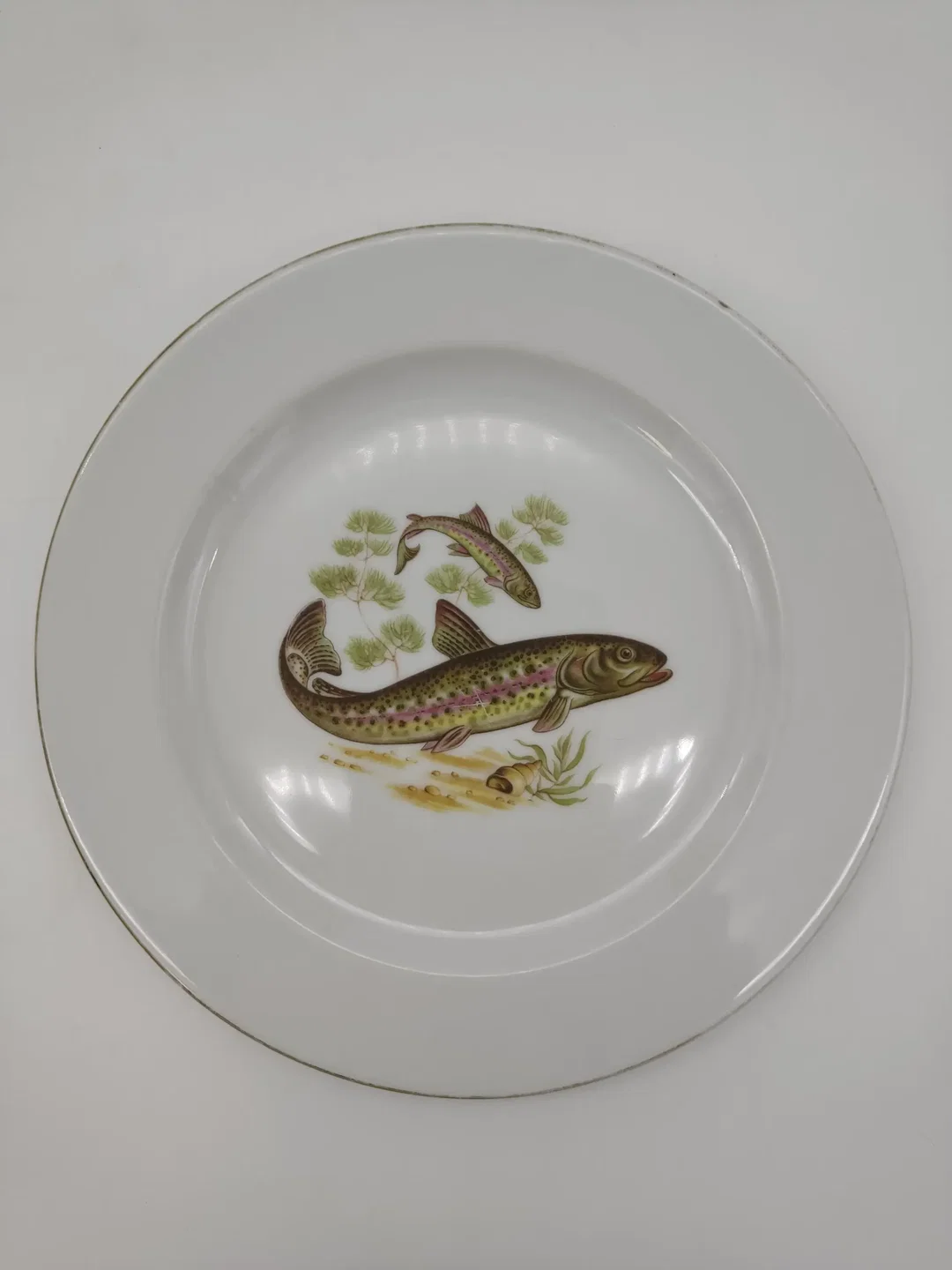 Vintage Fischteller - 6 Stück – Bild 7