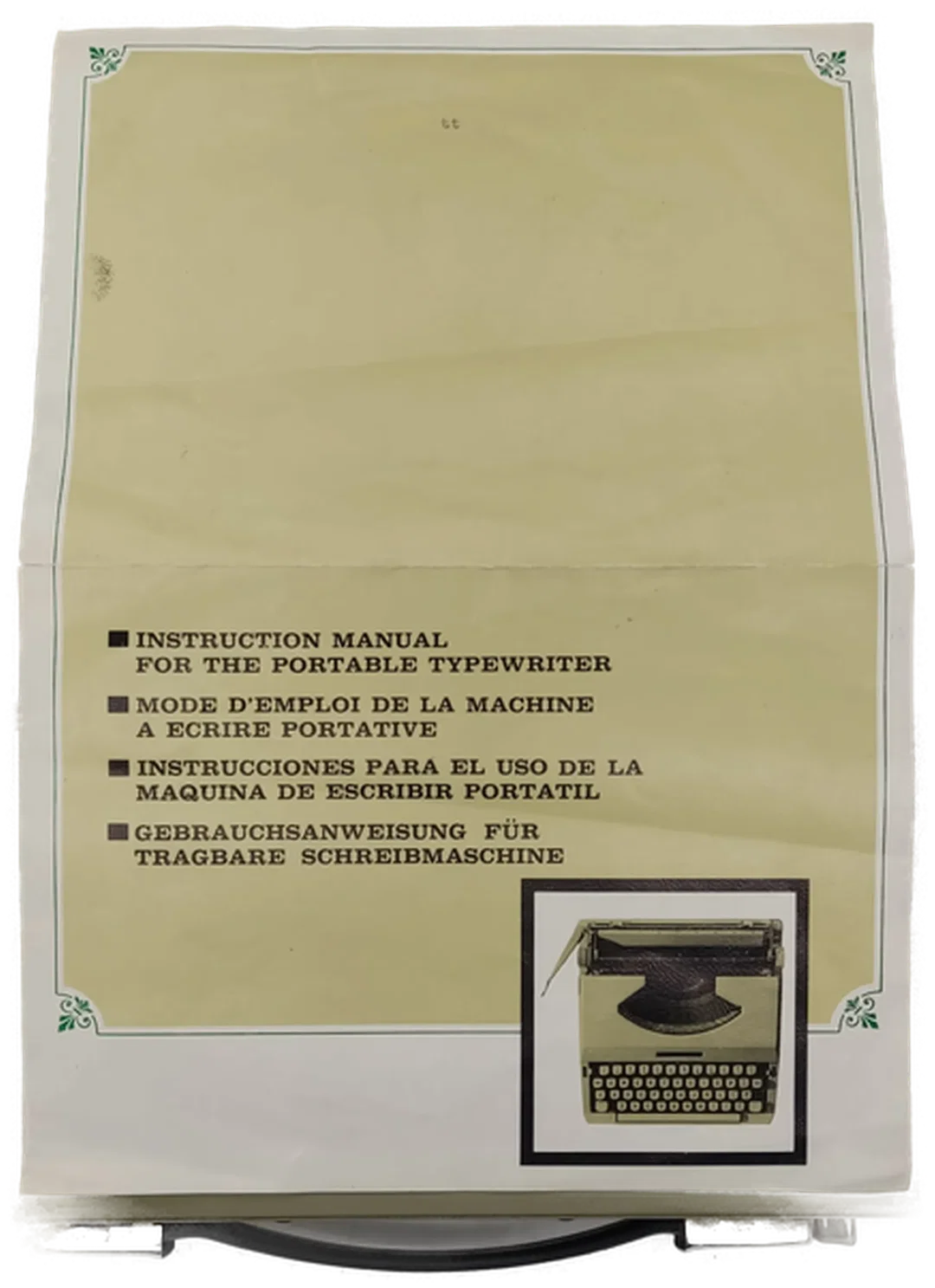 Tragbare manuelle Schreibmaschine Silver Reed 7200, Vintage, 1970er Jahre  – Bild 4