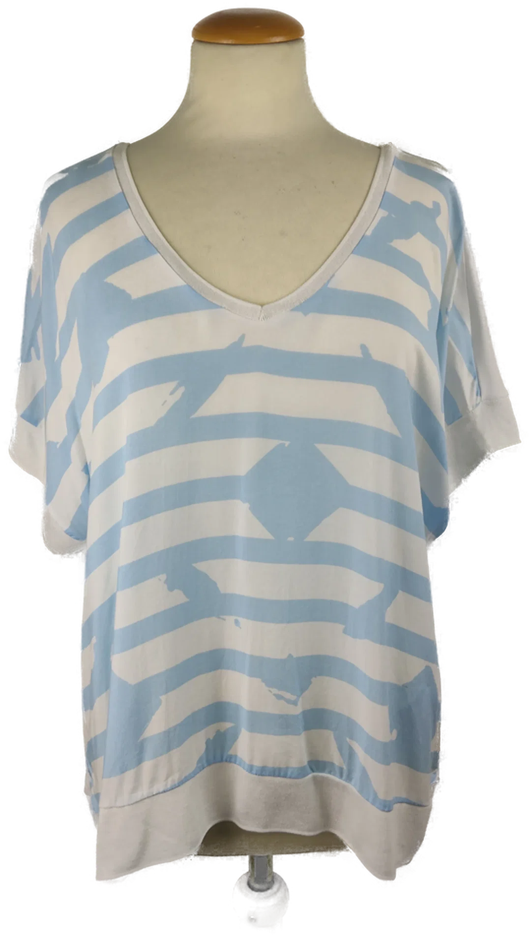 Damen T-Shirt Comma Gr. 42 Mischfaser | Sommer-Liebling - Bild 1