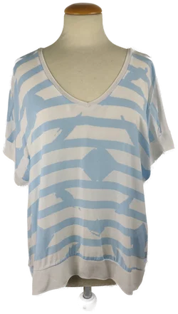 Damen T-Shirt Comma Gr. 42 Mischfaser | Sommer-Liebling - Bild 1