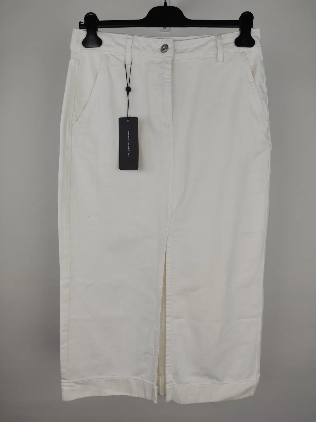 French Connection Damen Jeansrock weiß - 36 / S-M - Bild 4