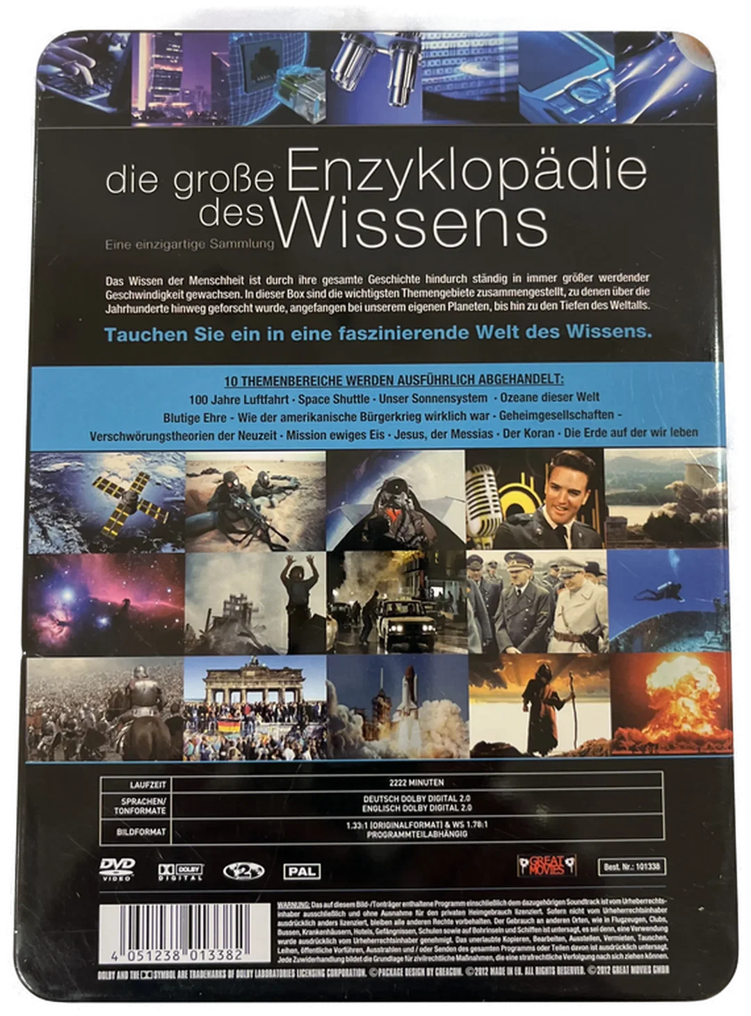 Die große Enzyklopädie des Wissens - Metallbox (12 DVDs) – Bild 2