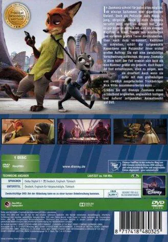Blu Ray "Disney Zoomania"  FSK 0 | Animationsfilm | Deutsch & Englisch – Bild 2
