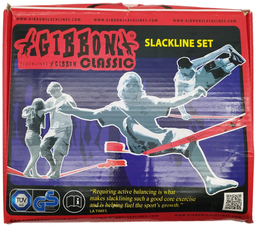 Slackline-Set Gibbon Slacklines Classic | Outdoor-Freude - Bild 3