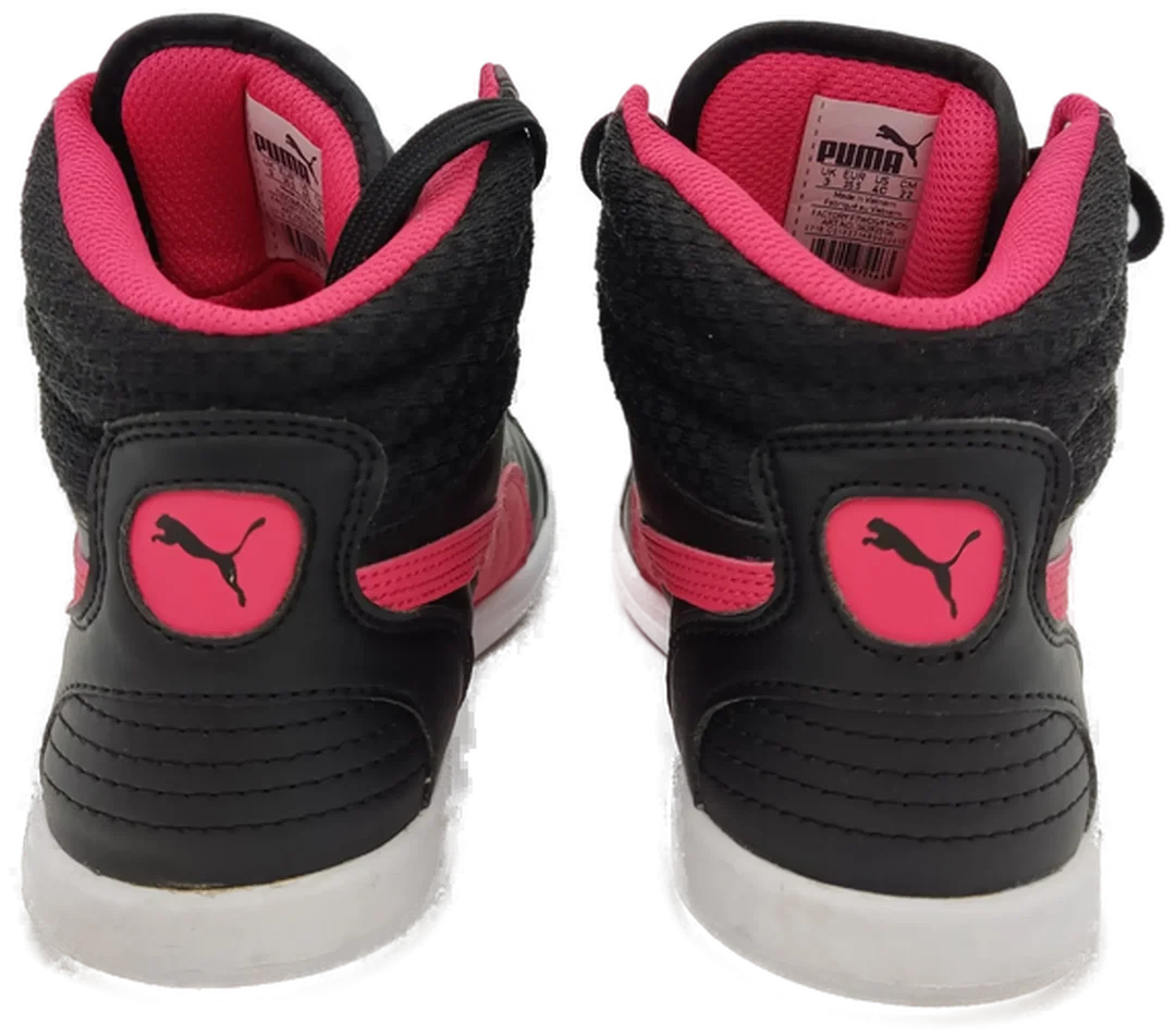 Puma Kinder Sneakers schwarz/pink Gr. 35.5 – Bild 2