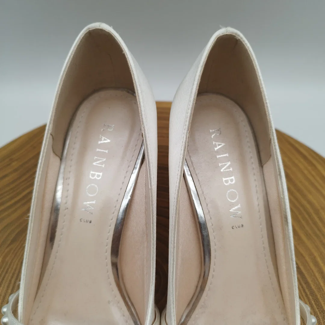 Rainbow Club Kapri Brautschuhe – Ivory Satin – Gr. 37 – neu & ungetragen – Bild 6