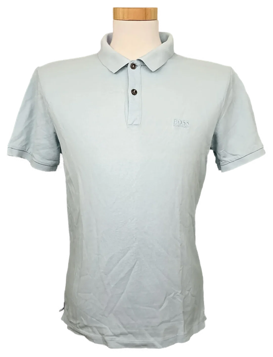 Hugo Boss Herrenpolo hellblau Gr. M - Bild 1