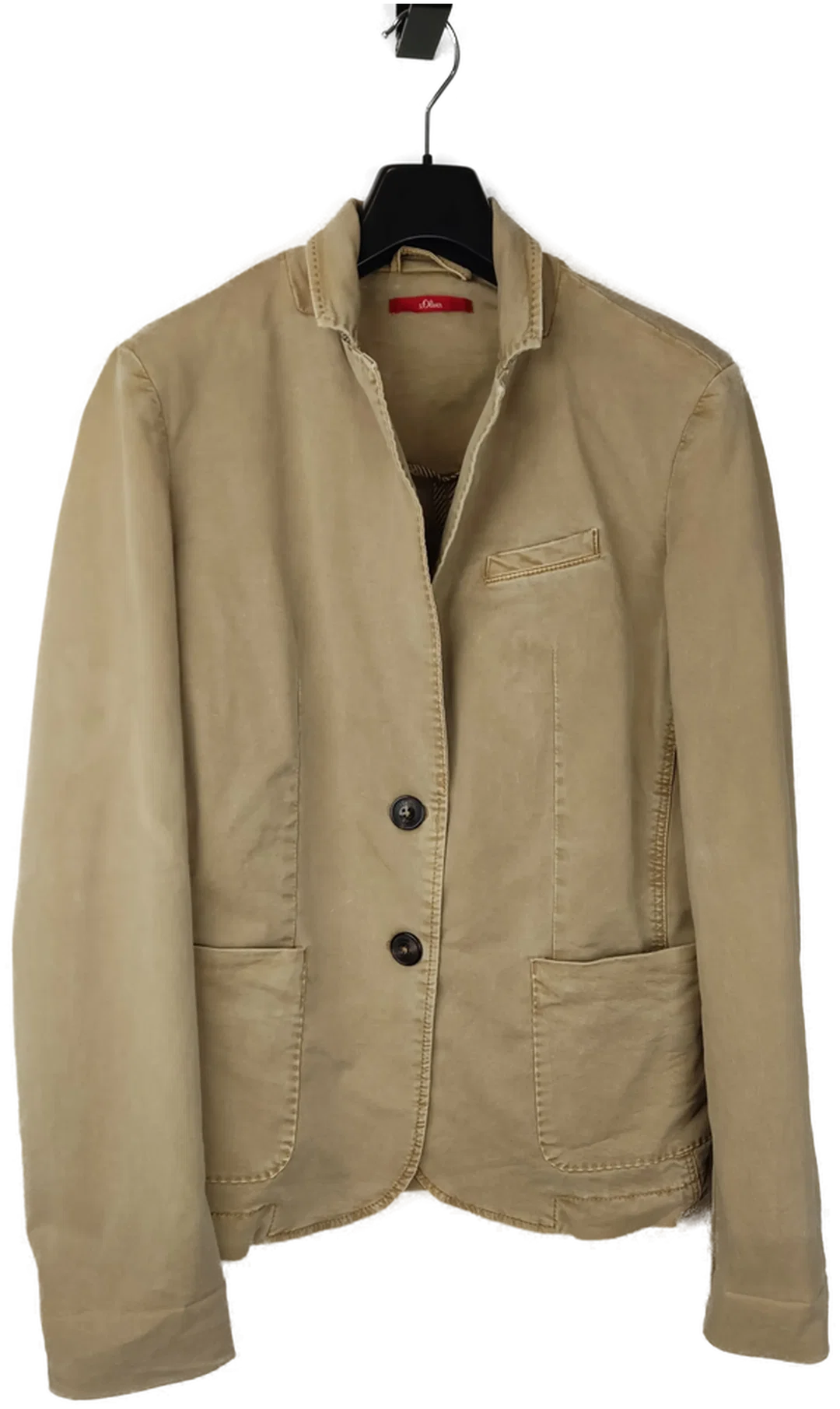 Damen Blazer s.Oliver Beige Gr.36 Mischfaser | Zeitloser Chic - Bild 1