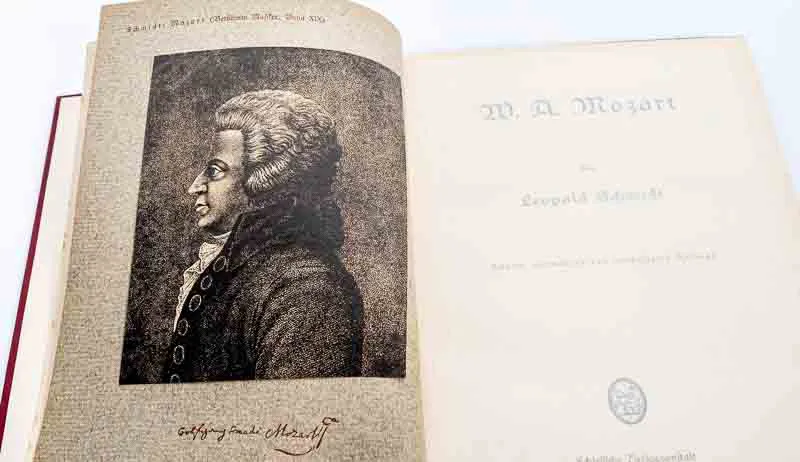Mozart - Leopold Schmidt 2. Auflage 1920 antiquarisch – Bild 3