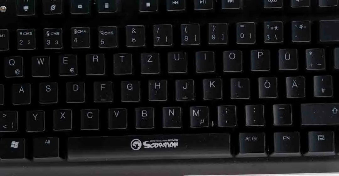 Marvo Scorpion KG943G Gaming Tastatur mit Ziffernblock, DE-Layout – Bild 4