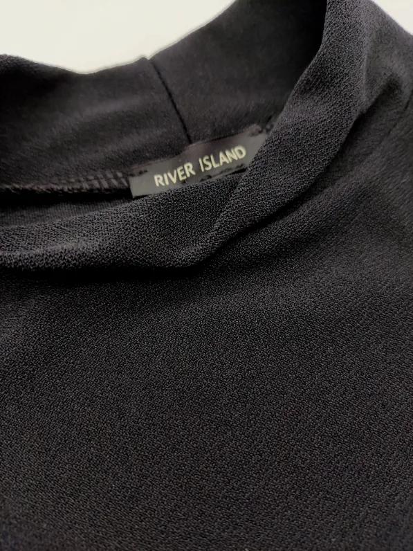 River Island Damen Rollkragenkleid, schwarz - Gr. S – Bild 4