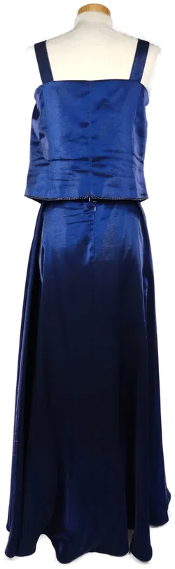 AG Gylem Abendkleid blau  zweiteilig mit Perlenstickerei- XXL/ 44 - Bild 2
