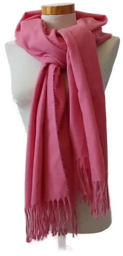 Damenschal pink  185 x 60 cm - Bild 2