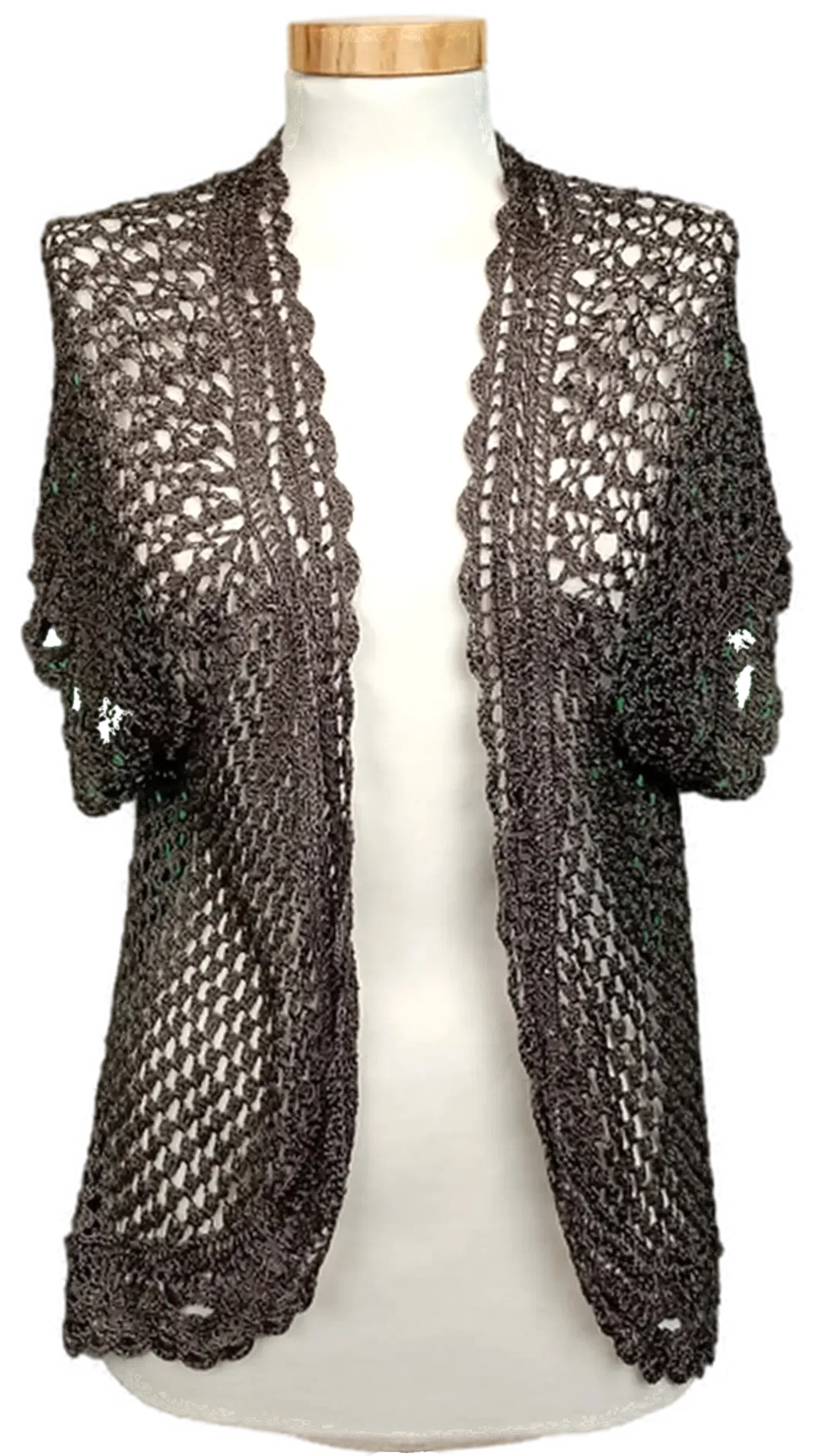 Gerry Weber Damenstrickjacke khaki Gr. L – Bild 1