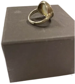 Echter Silberring (825)mit Muschel Ringgröße verstellbar - Bild 2