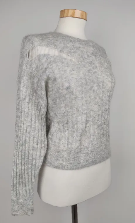 Iro Damen Wollpullover, grau - Gr. XXS – Bild 2