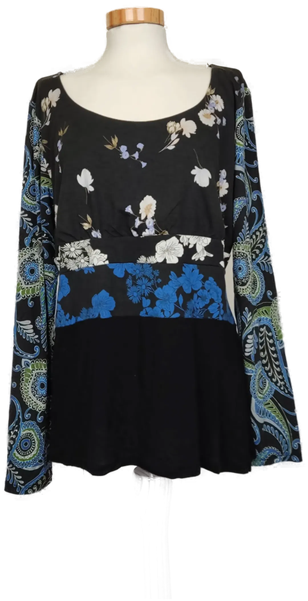 Desigual Damen Langarm Shirt mehrfarbig Gr. XL - Bild 4