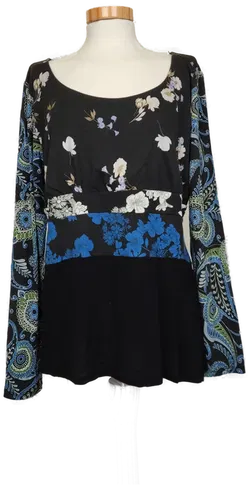 Desigual Damen Langarm Shirt mehrfarbig Gr. XL - Bild 1