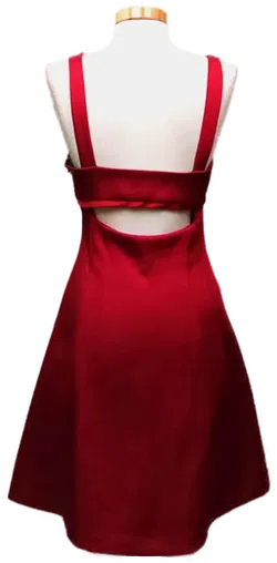 ZARA Damen Minikleid rot in Gr. S - Bild 2