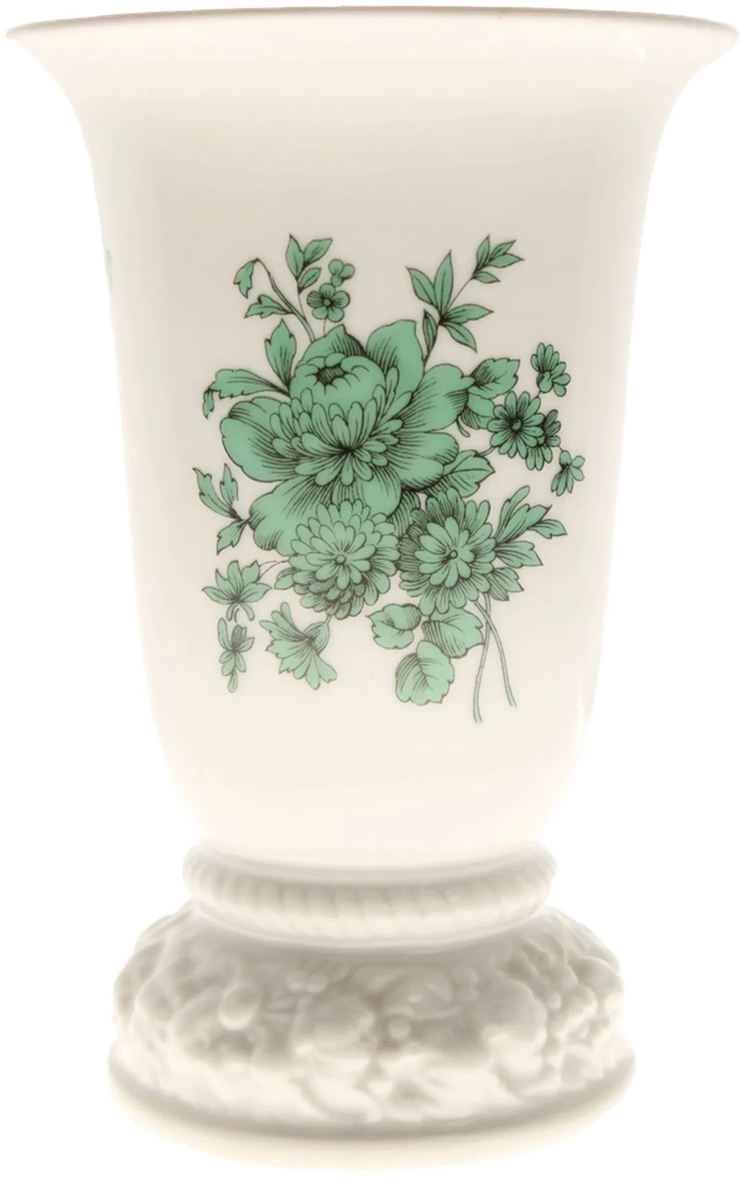Rosenthal Porzellanvase mit floralen Dekor, ca. 15 cm - Bild 1