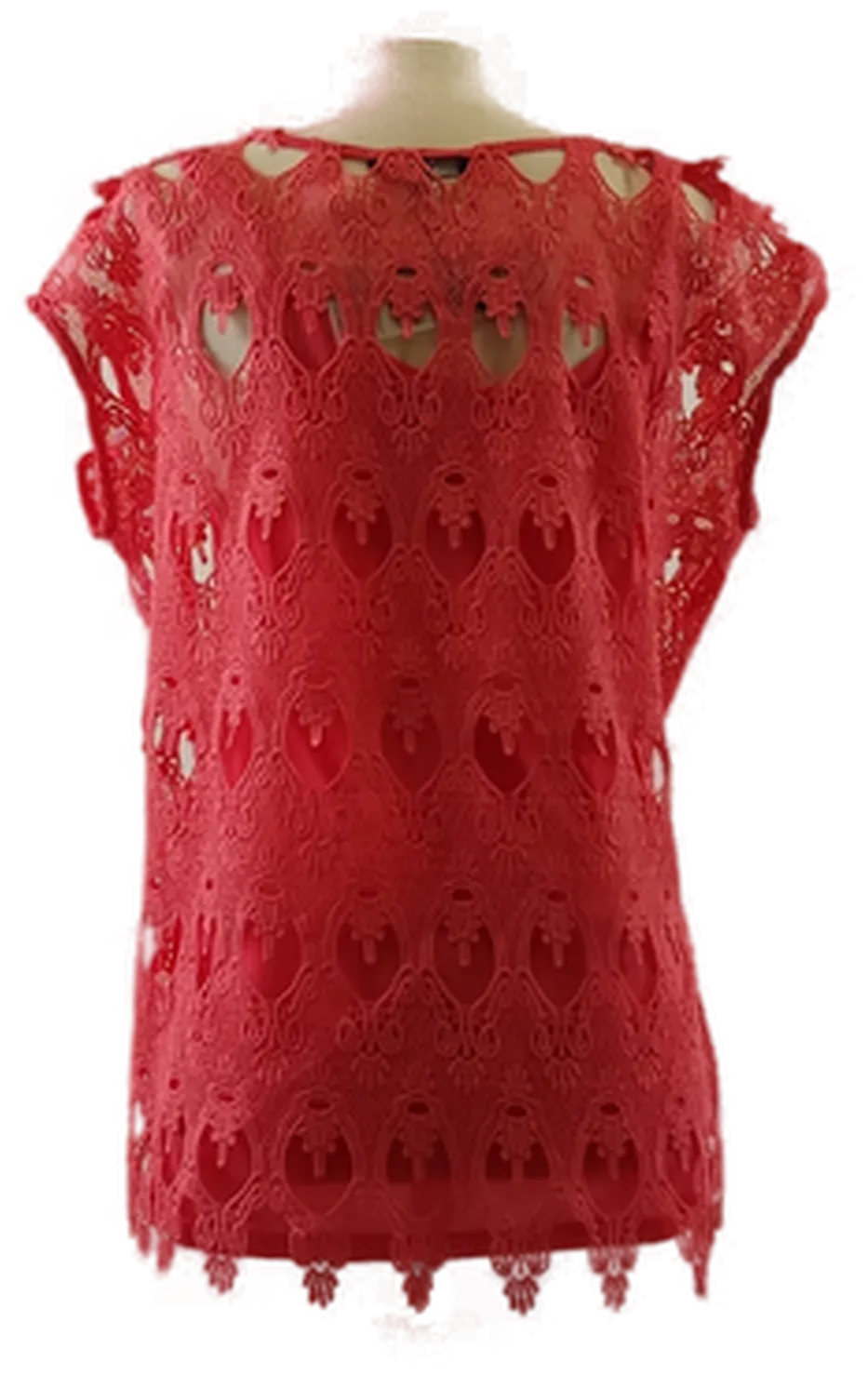 Ärmeloses Spitzenshirt  – Bild 3