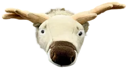 Stoff-Rentier als Wanddekoration - Bild 2