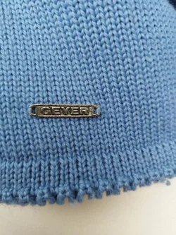 Geyer - Strickjacke hellblau Gr. M /reine Schurwolle /Vintage made in Austria  - Bild 6
