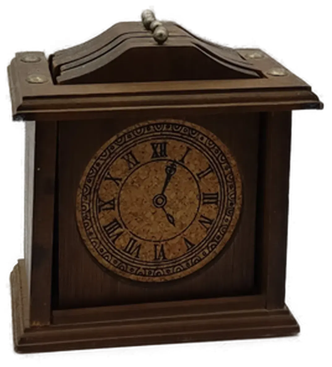 Vintage Set aus Holzuhr - Bild 1