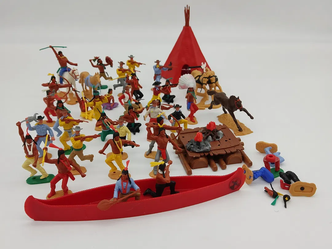 Timpo Toys Sammlung - Western / Indianer - Vintage Figuren - Bild 4
