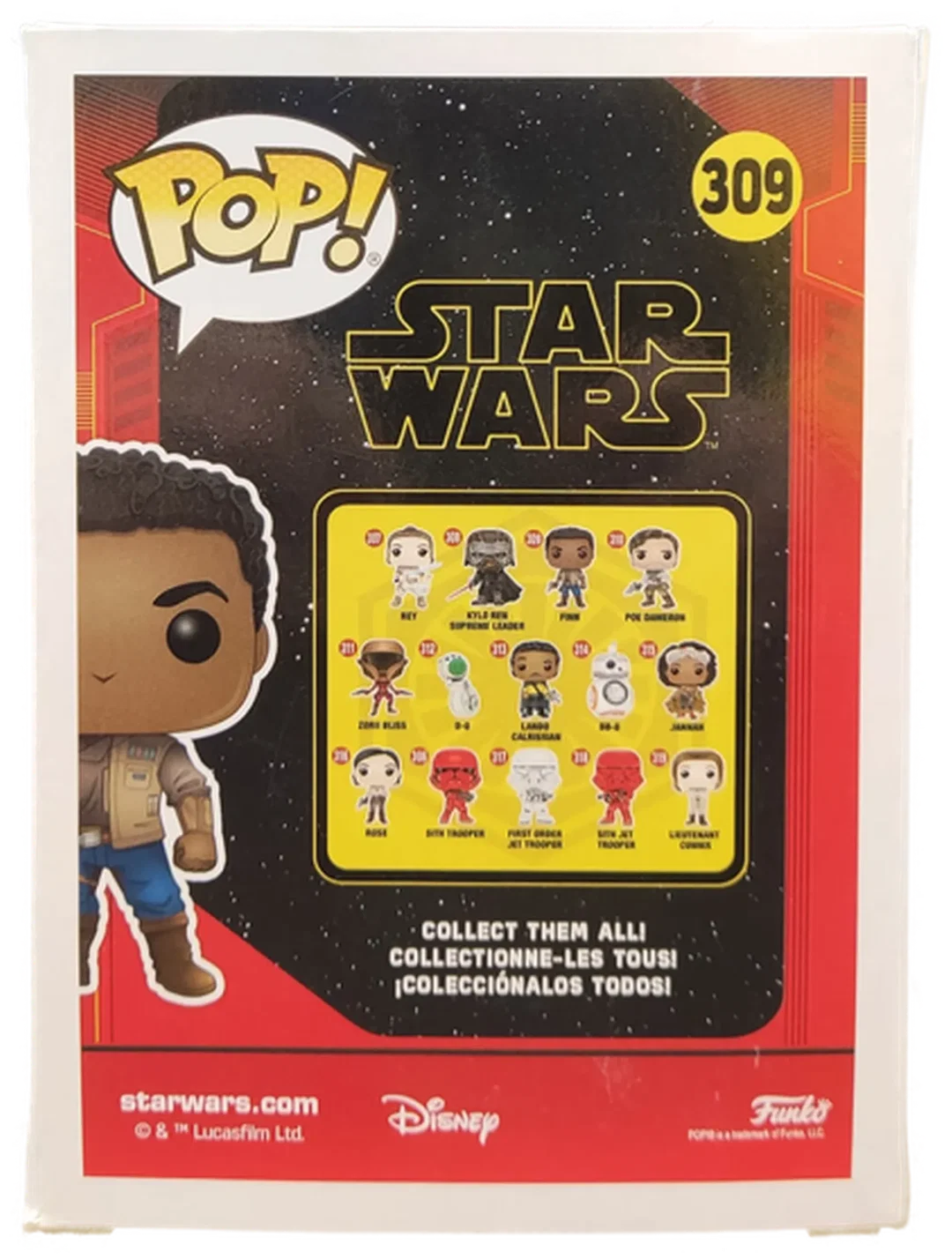 Funko Pop! Star Wars Finn 309 Vinyl-Sammelfigur (OVP) – Bild 3