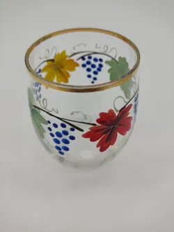 Vintage Wiener Achtelgläser, handbemalt - 5 Stück - Bild 7