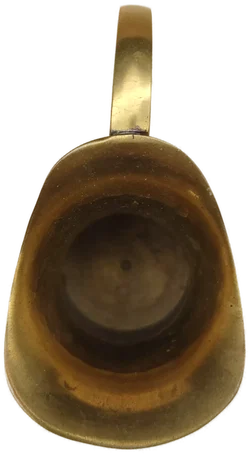 Vintage Messingkrug mit geschwungenem Henkel – Vorschau 5