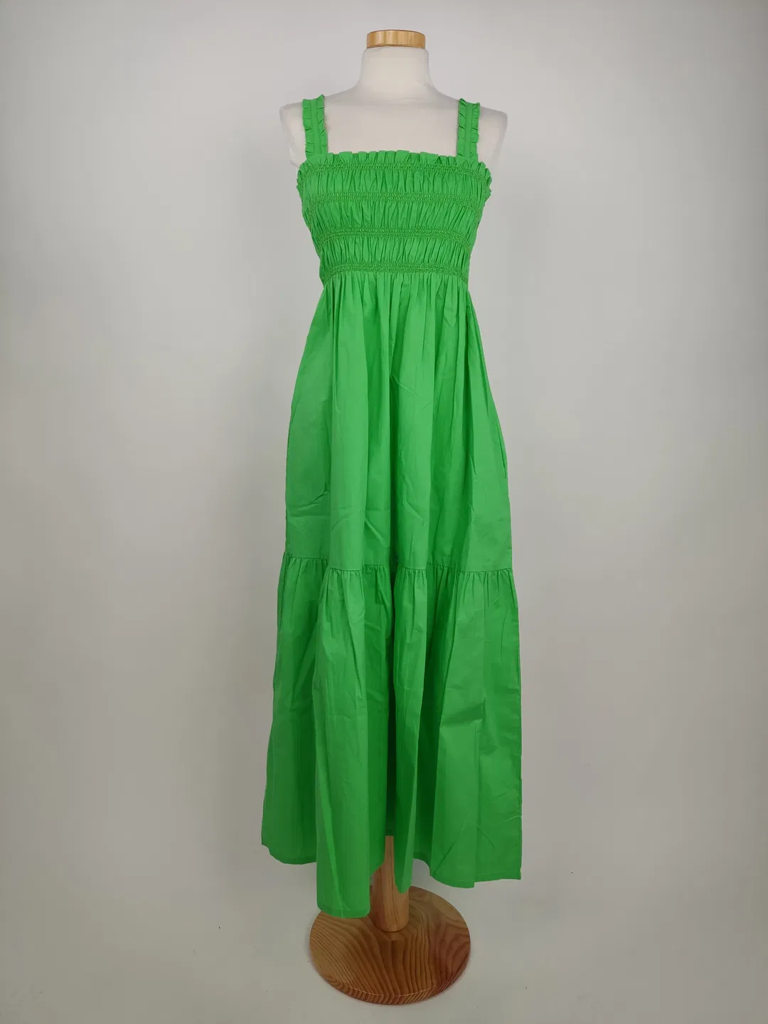 French Connection Damen Baumwollkleid apfelgrün - S / 36 - Bild 1