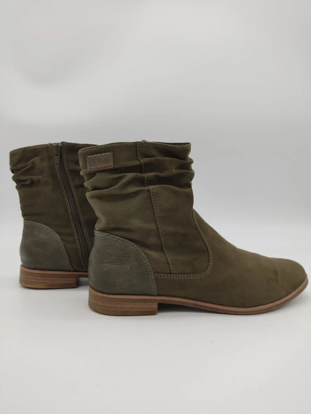 s.Oliver Damenstiefeletten, olivgrün, Größe: 39 – Bild 2