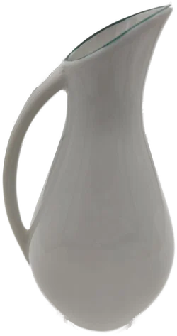 Porzellanvase mit Blumenmotiv aus Unterweissbach | DDR-Ostalgie Henkelvase - Bild 2