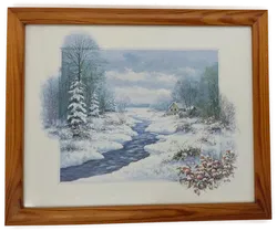 4 Jahreszeiten Bilder gerahmt - 4 Stück - Bild 3