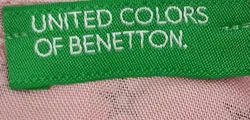 United Colors of Benetton Kindershirt altrosa gemustert Gr. 90 - Bild 3