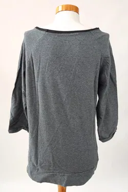 17&Co CASUALWEAR Damen Shirt grau mit Aufdruck - Gr. M /38 - Bild 2