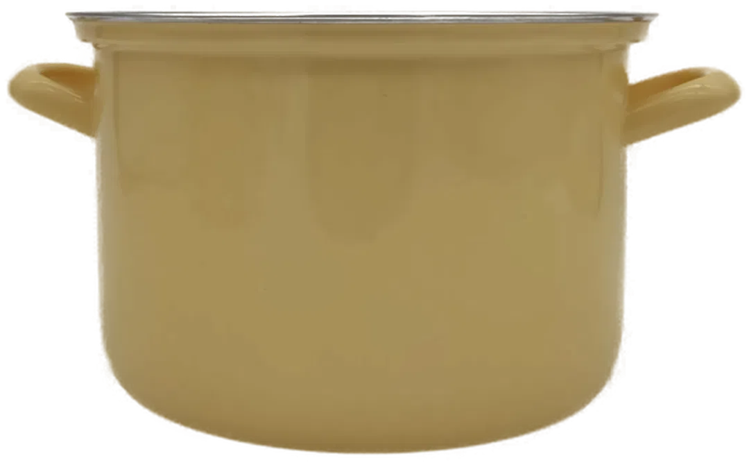 Riess Emaille Topf beige 22 cm 4.5 L - Bild 1