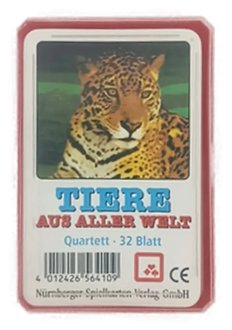 Tiere aus aller Welt - Kartenspiel (32 Blatt) - Bild 1