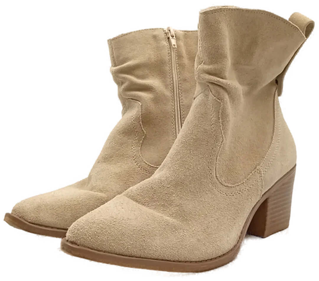 Pat Calvin Velourleder Stiefletten creme Gr. 40 - Bild 1