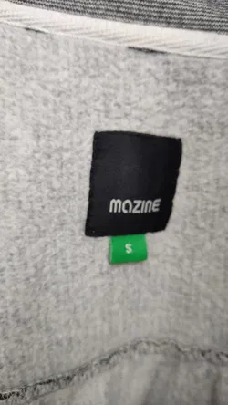 MAZINE Damen Pullover mit Reißverschluss, grau - Gr. S - Bild 4