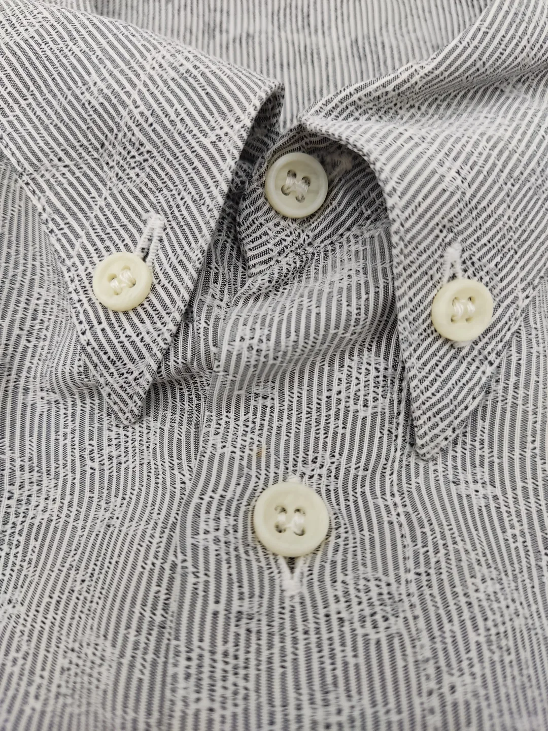 Versace Herren Hemd grau Gr. 52 Vintage – Bild 5