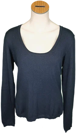 s.Oliver Damenpullover dunkelblau Gr. M – Vorschau 1