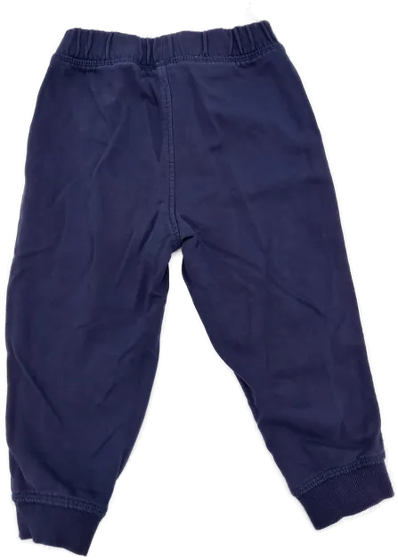 Babyjogginghosen "Babyclub", lang mit Gummizugbund 2 tlg., blau mit Taschen, hellgraumeliert, Größe 92 – Bild 2
