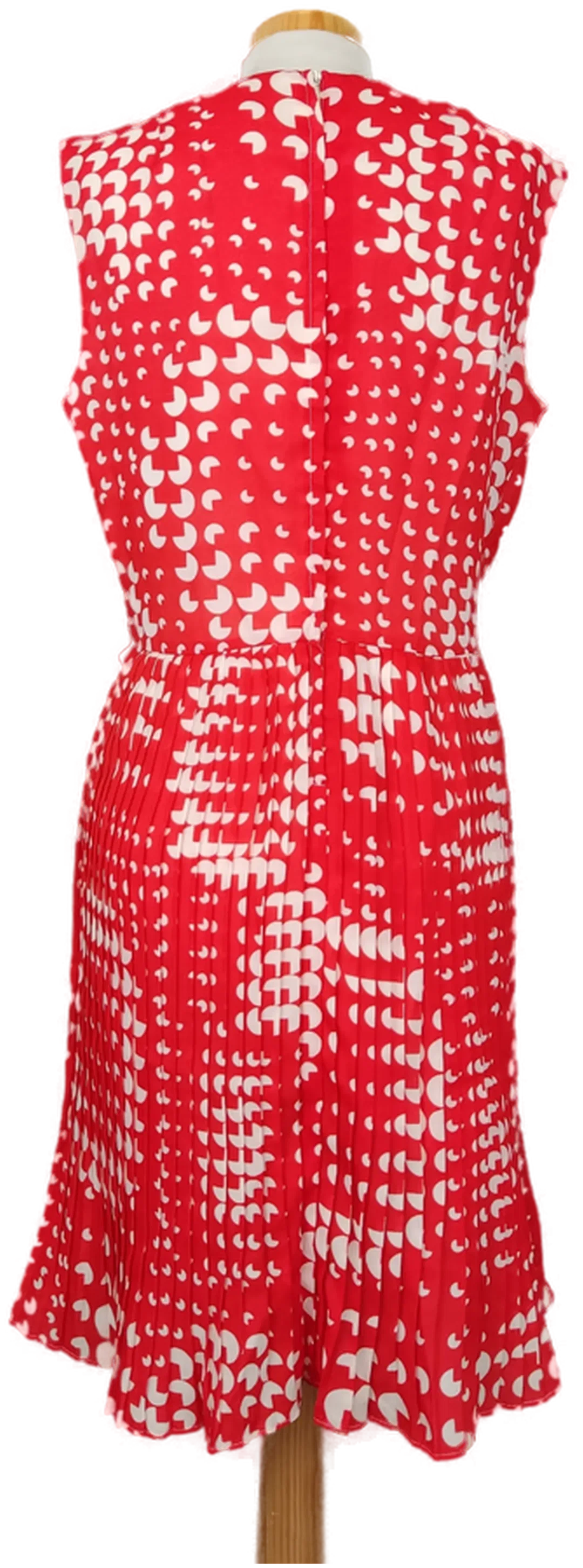 Retro Kleid rot/weiß gemustert - L/40 – Bild 3